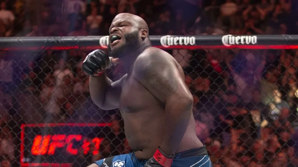 Derrick Lewis Teases WWE Move with Unique Finishing Move in the Works